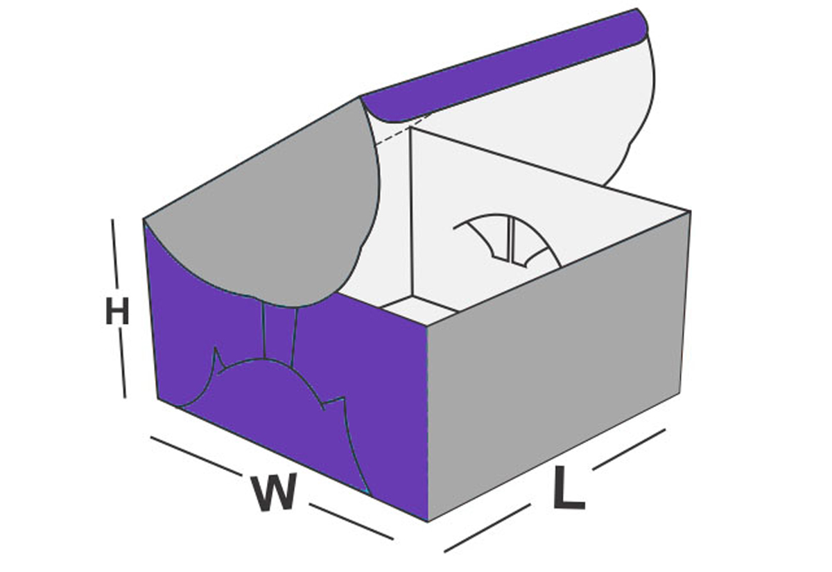 Self Lock Cake Box